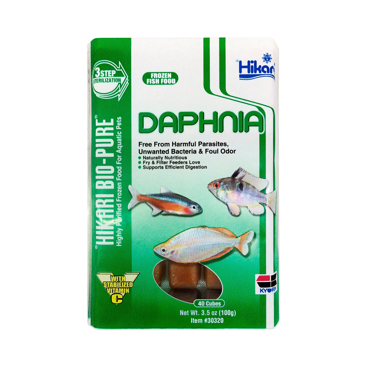 Hikari | Frozen Daphnia - Cubes - 3.5 oz