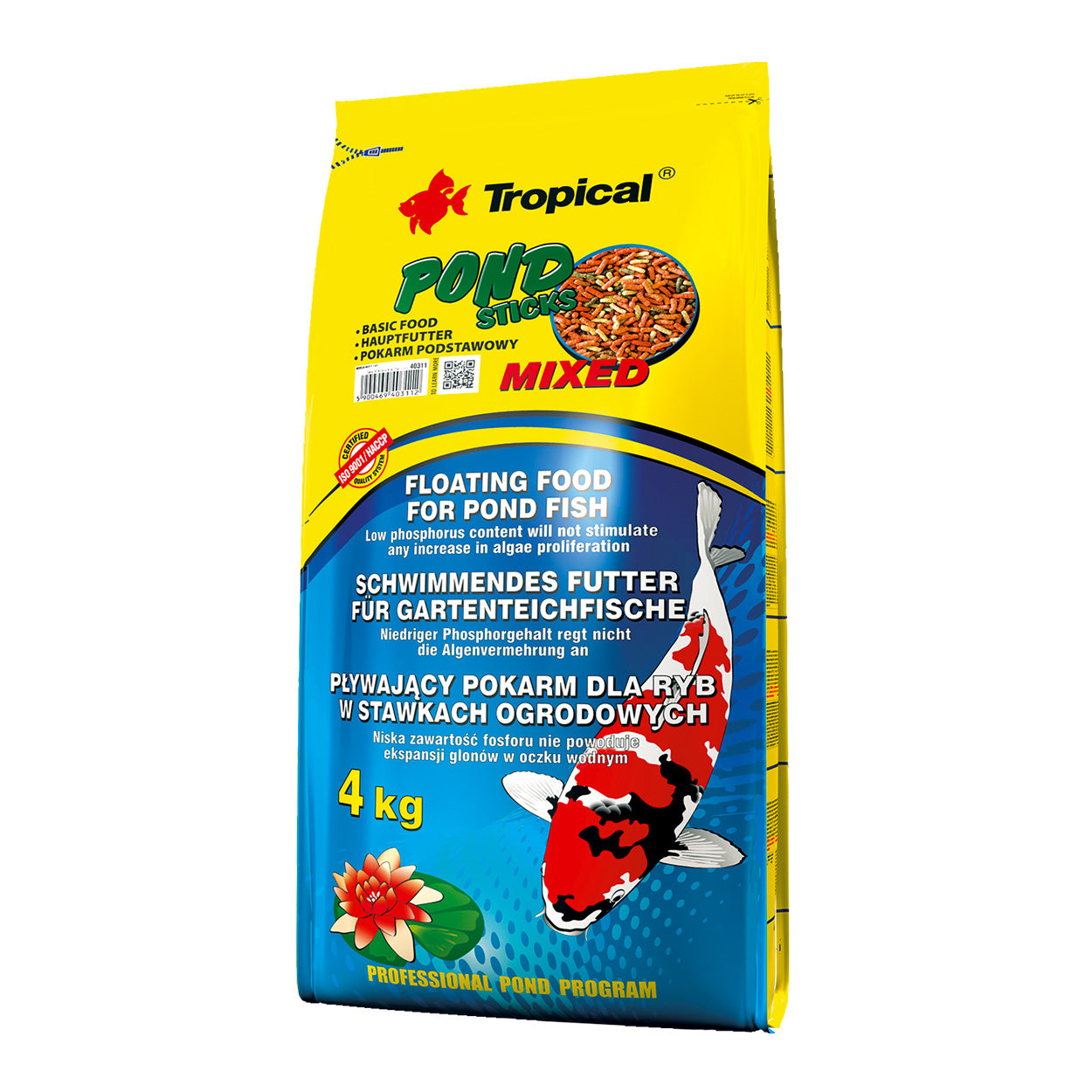 Tropical | Pond Sticks Mixed - 4 kg