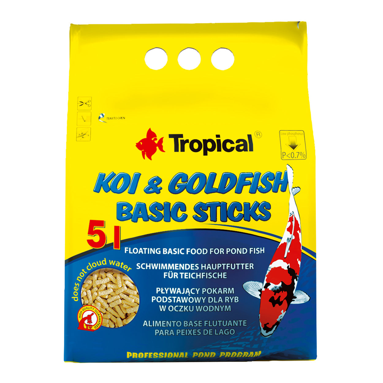 Tropical | Koi & Goldfish Basic Sticks - 400 g