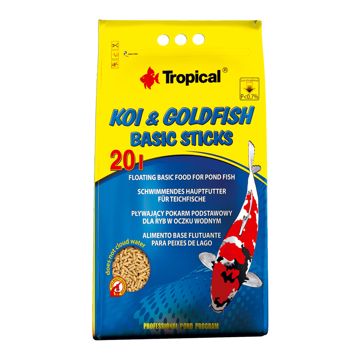 Tropical | Koi & Goldfish Basic Sticks - 1.6 kg