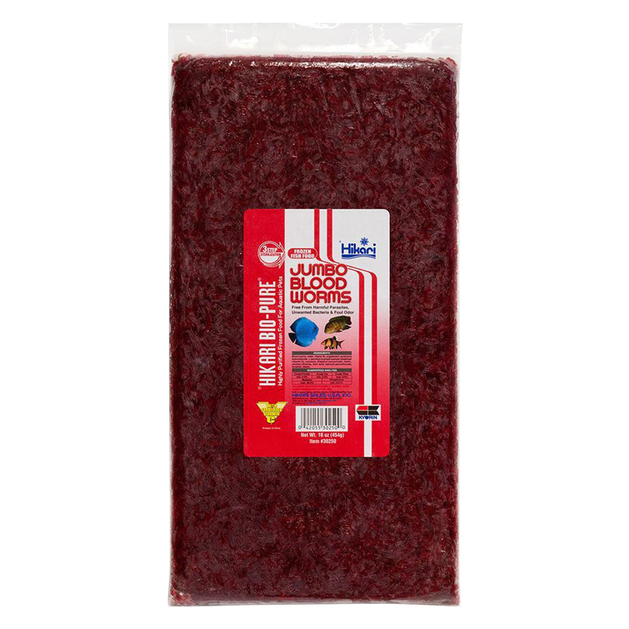 Hikari | Frozen Blood Worms Jumbo - Palette - 16 oz