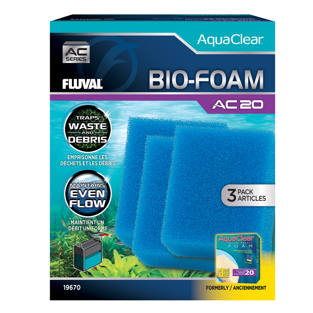 AquaClear | Bio-Foam 20 (3x)