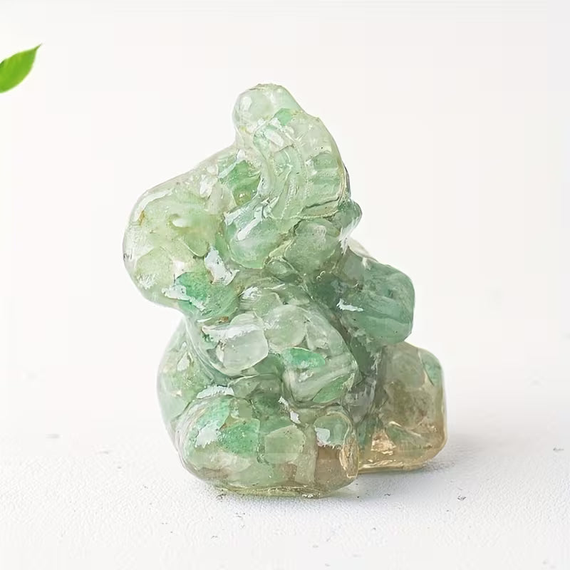 Éléphant en Résine & Aventurine