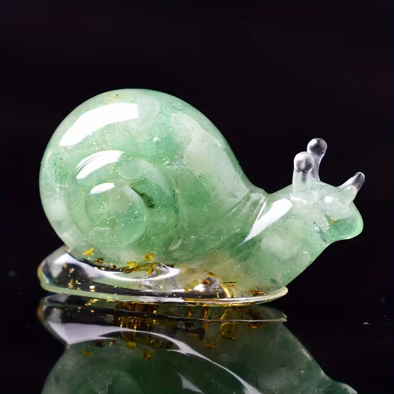 Escargot en Résine & Aventurine | Petit