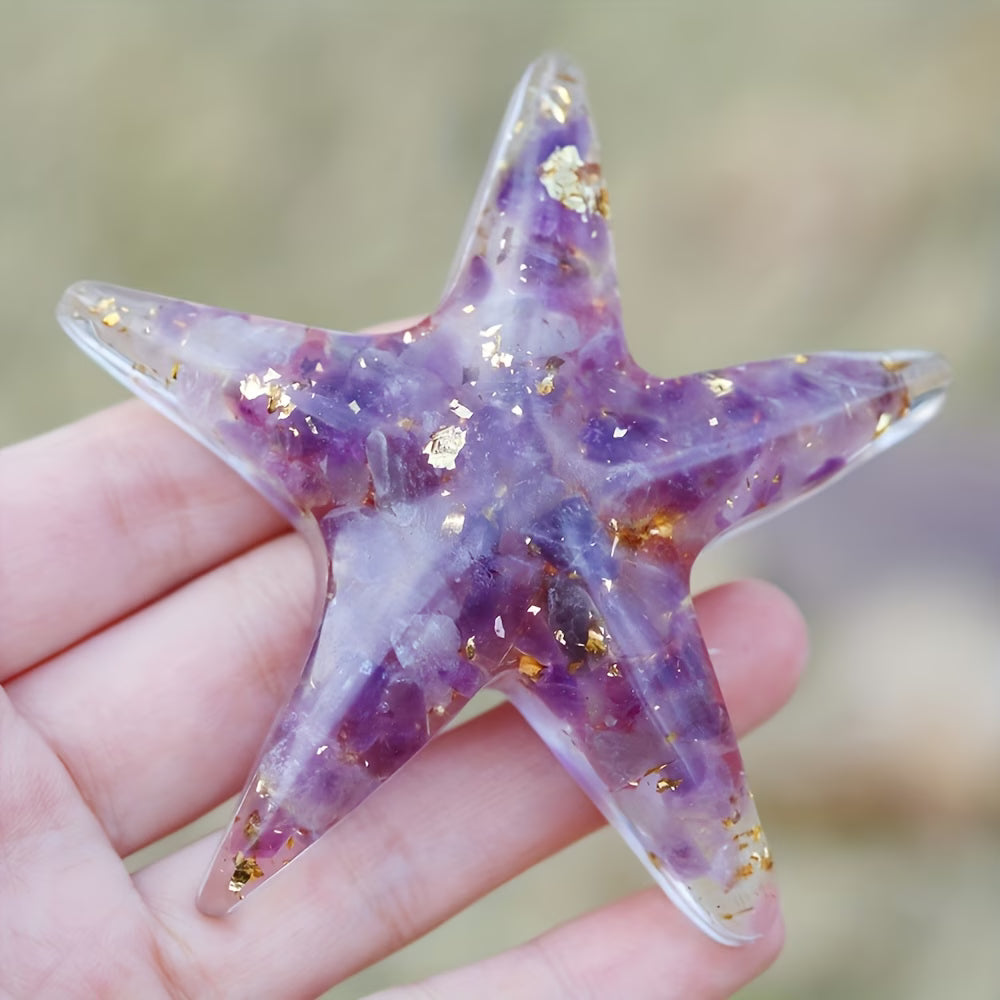 Étoile en Résine & Améthyste