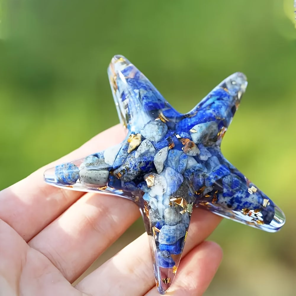 Étoile en Résine & Lapis Lazuli
