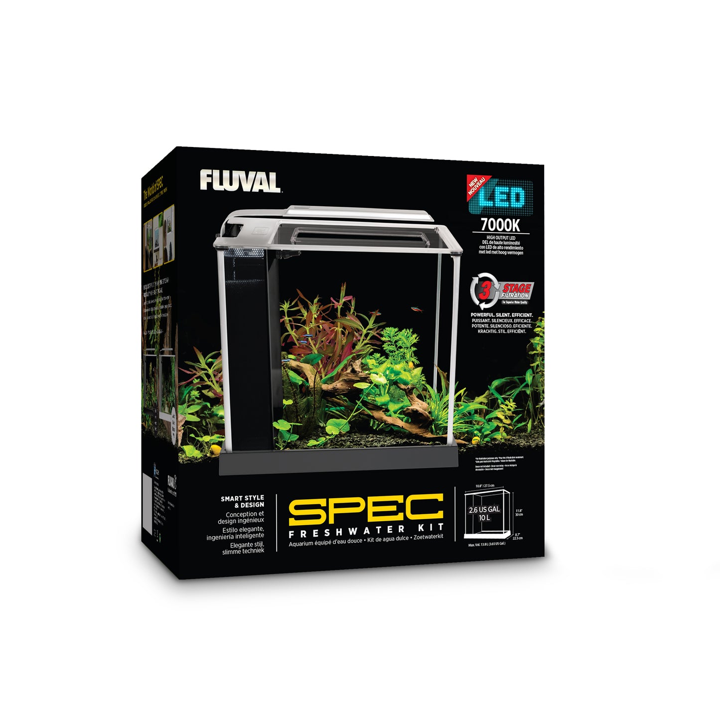 Fluval | Aquarium Spec, 10 L (2,6 gal US)