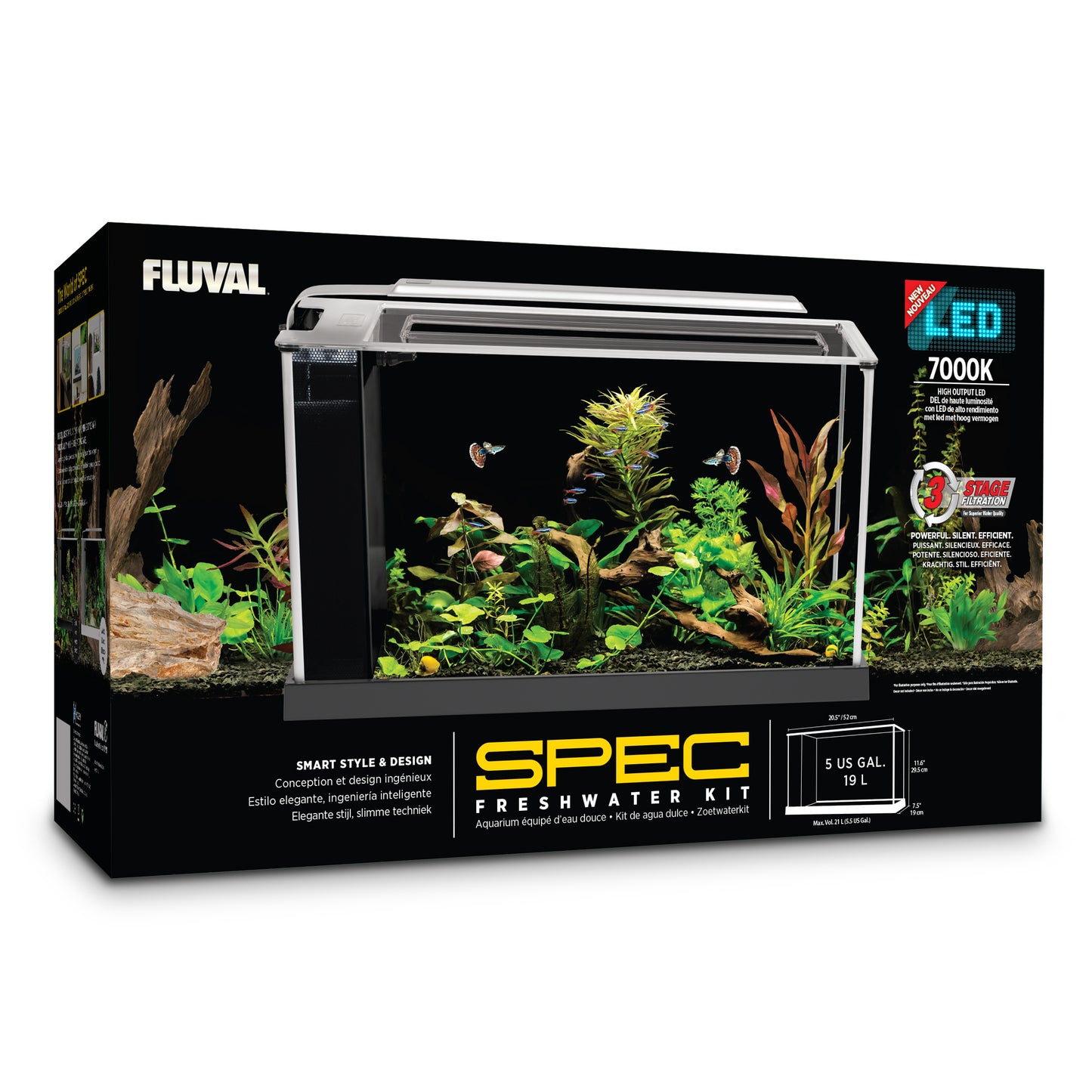 Fluval | Aquarium Spec, 19 L (5 gal US)