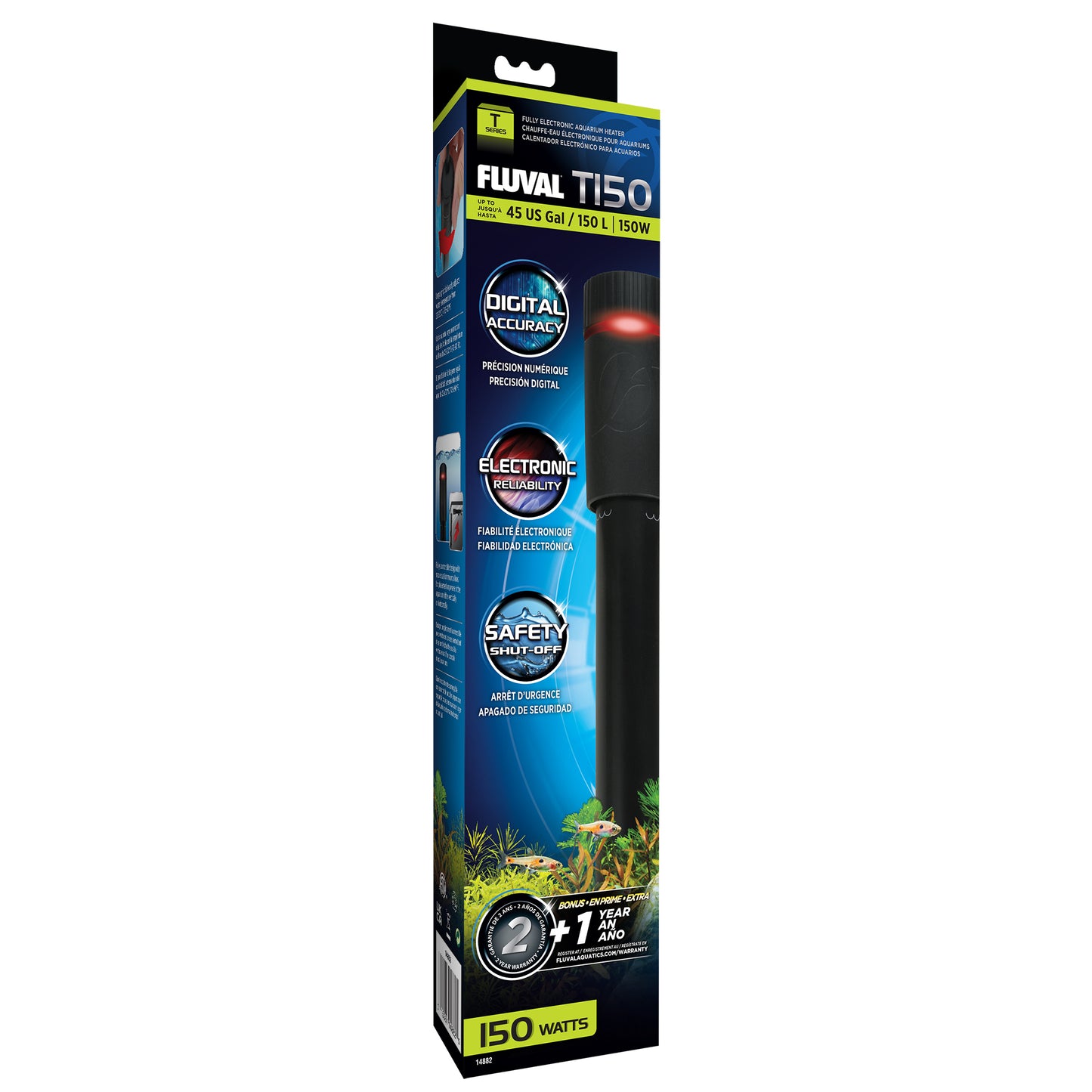 Fluval | Chauffe-eau T150, 150W