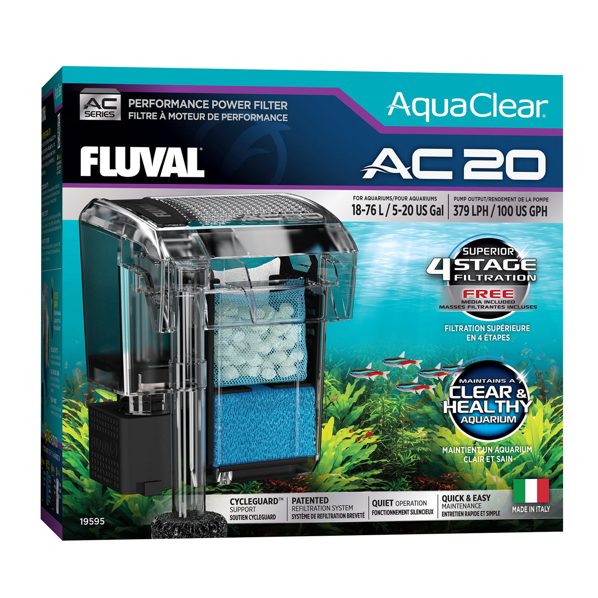 Fluval | Filtreur AquaClear 20