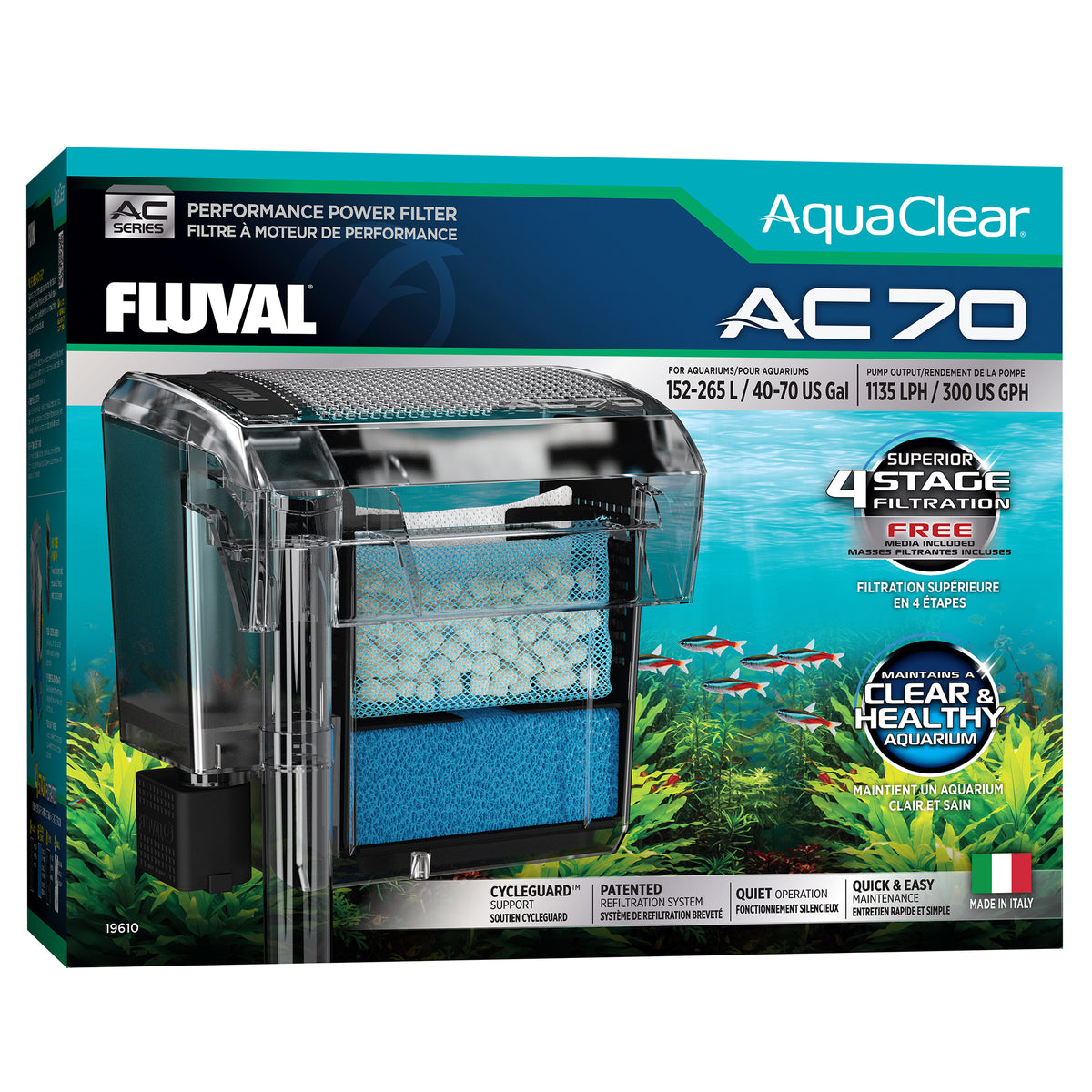 Fluval | Filtreur AquaClear 70