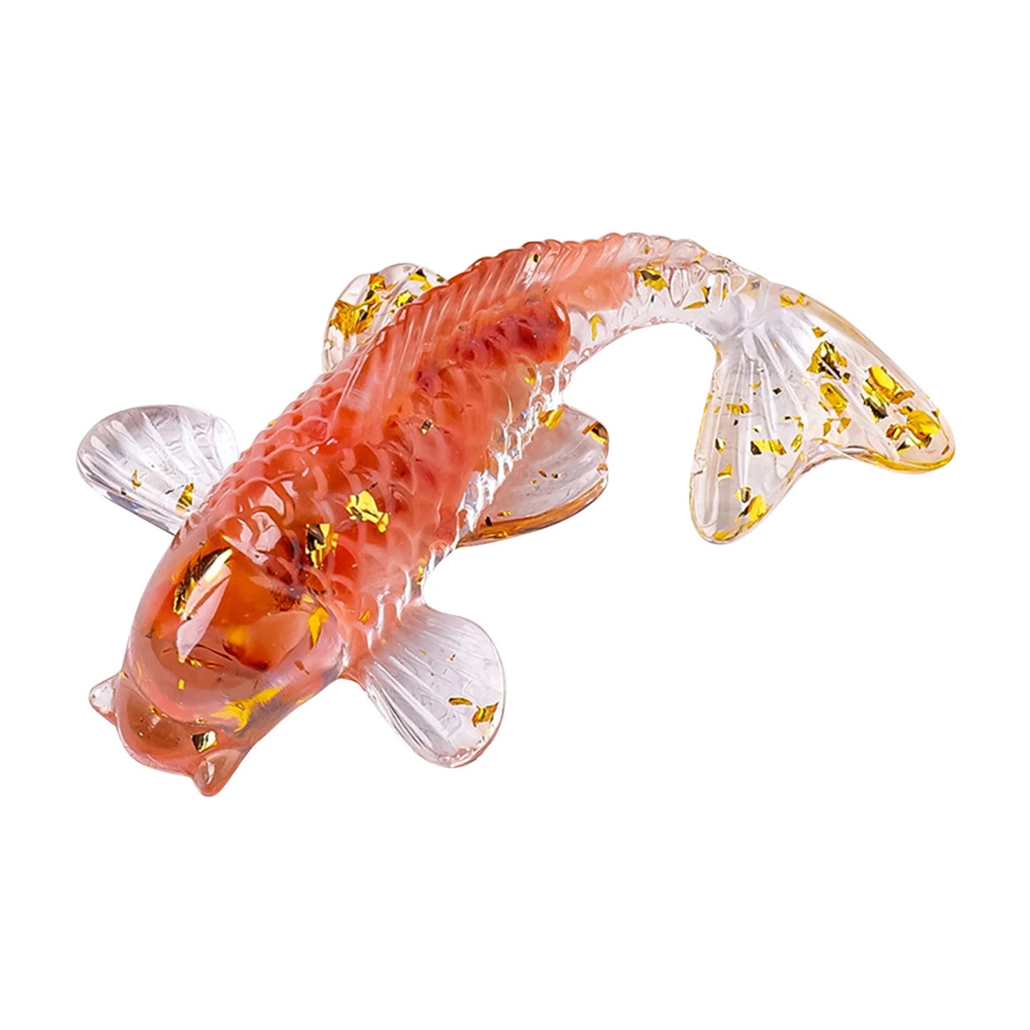 Poisson en Résine & Agate Rouge