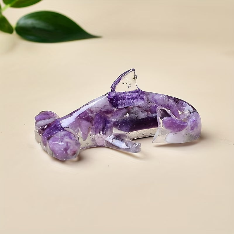 Requin en Résine & Améthyste