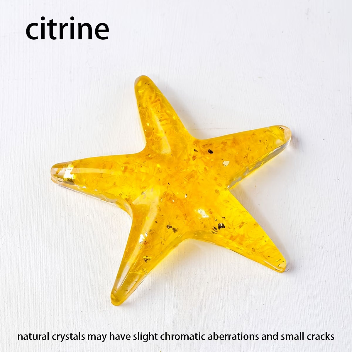 Étoile en Résine & Citrine