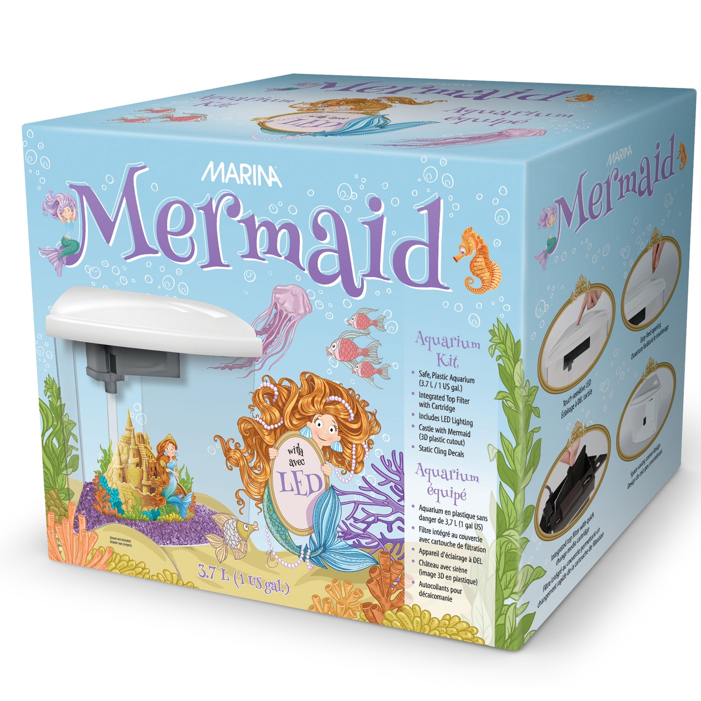 Marina | Aquarium Mermaid, 3,7 L (1 gal US)