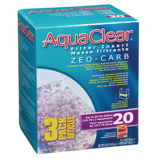 AquaClear Zeo-Carb Filter 3 Pack