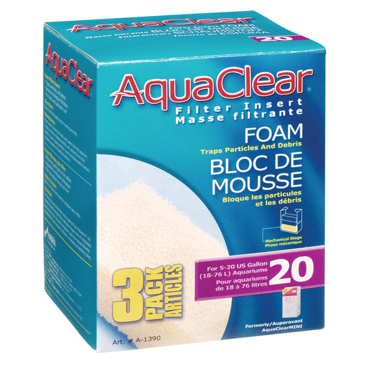 AquaClear Foam Filter 3 Pack
