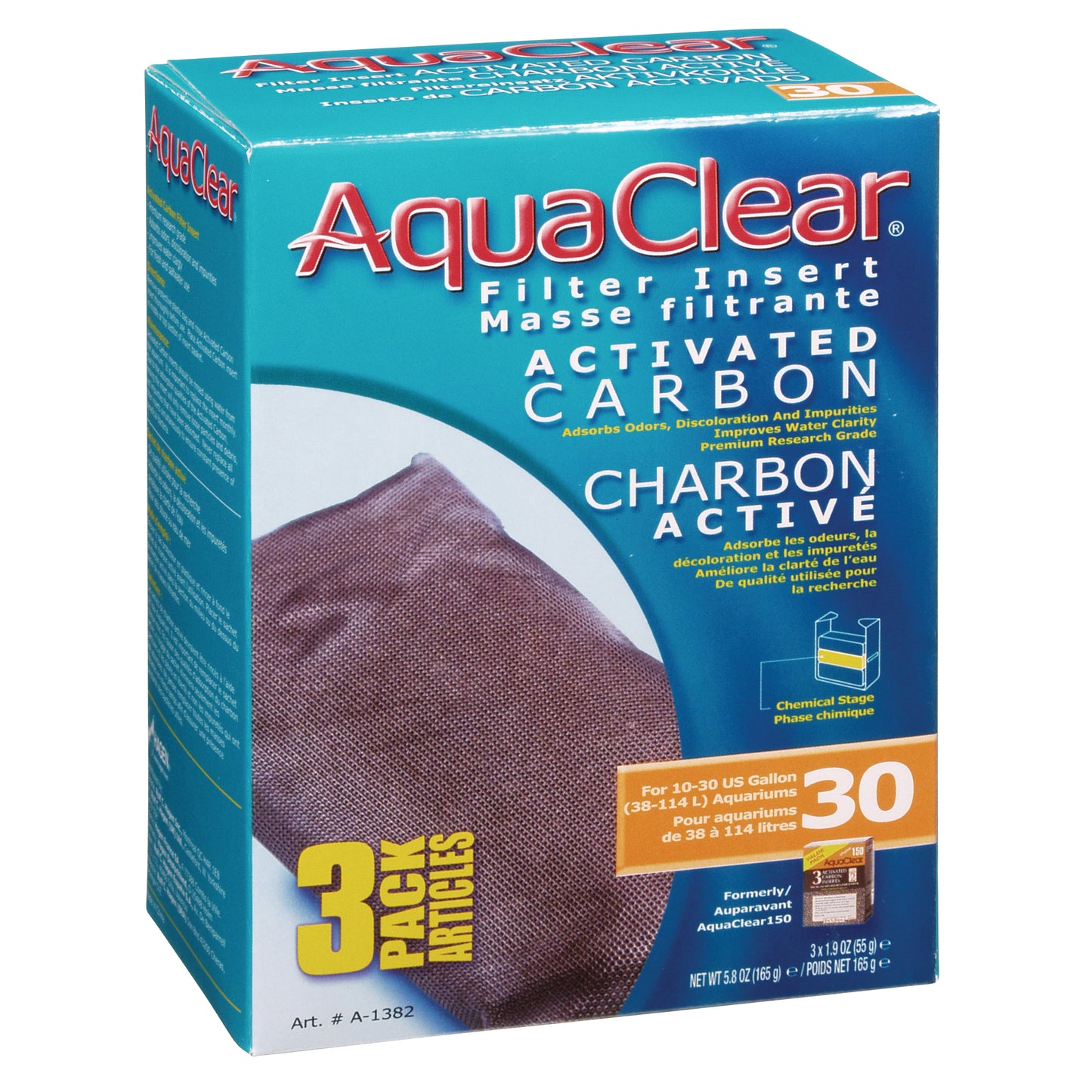 AquaClear Activated Carbon Filter 3 Pack