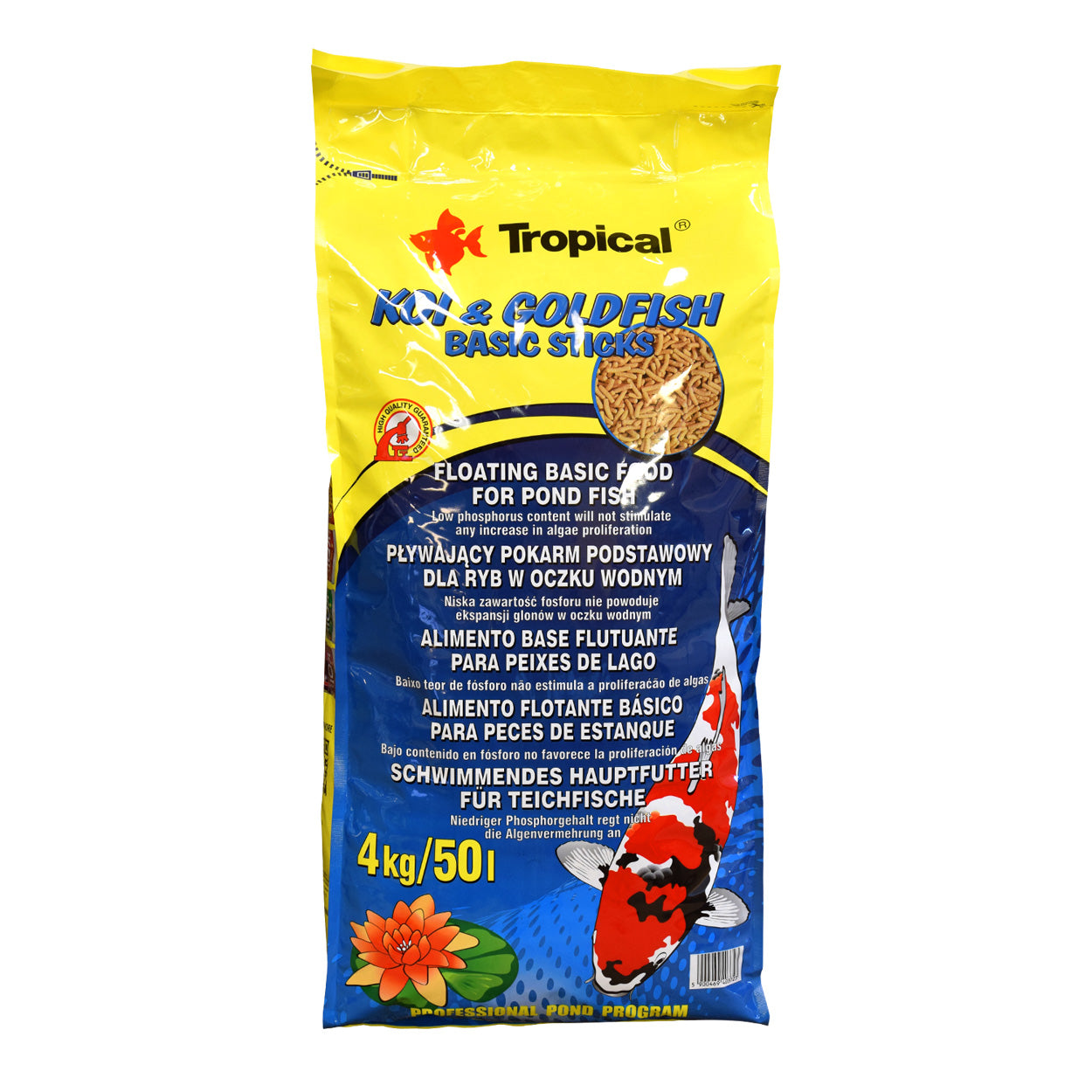 Tropical | Koi & Goldfish Basic Sticks - 4 kg
