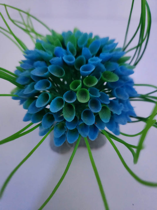 Plastic Teal Flower