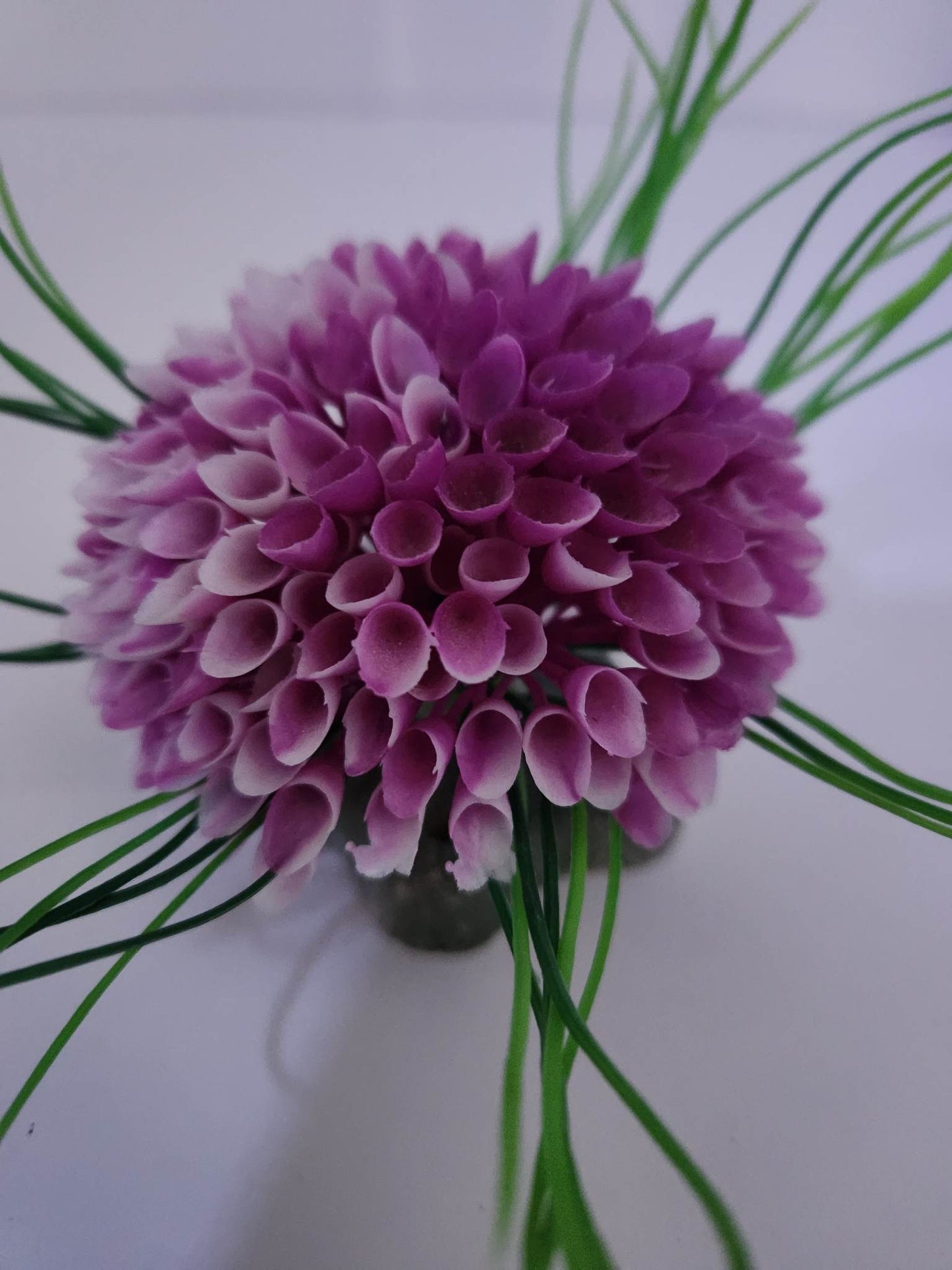 Plastic Purple Flower