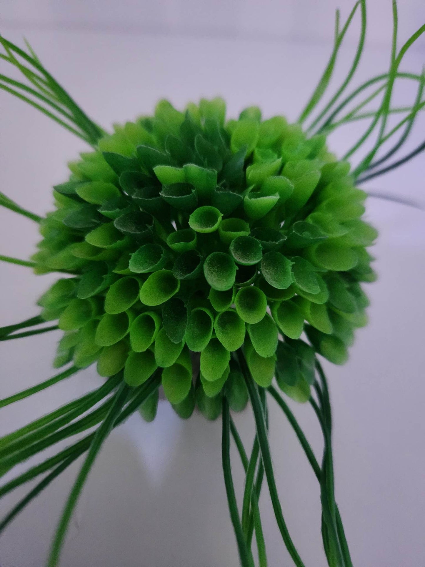 Plastic Green Flower