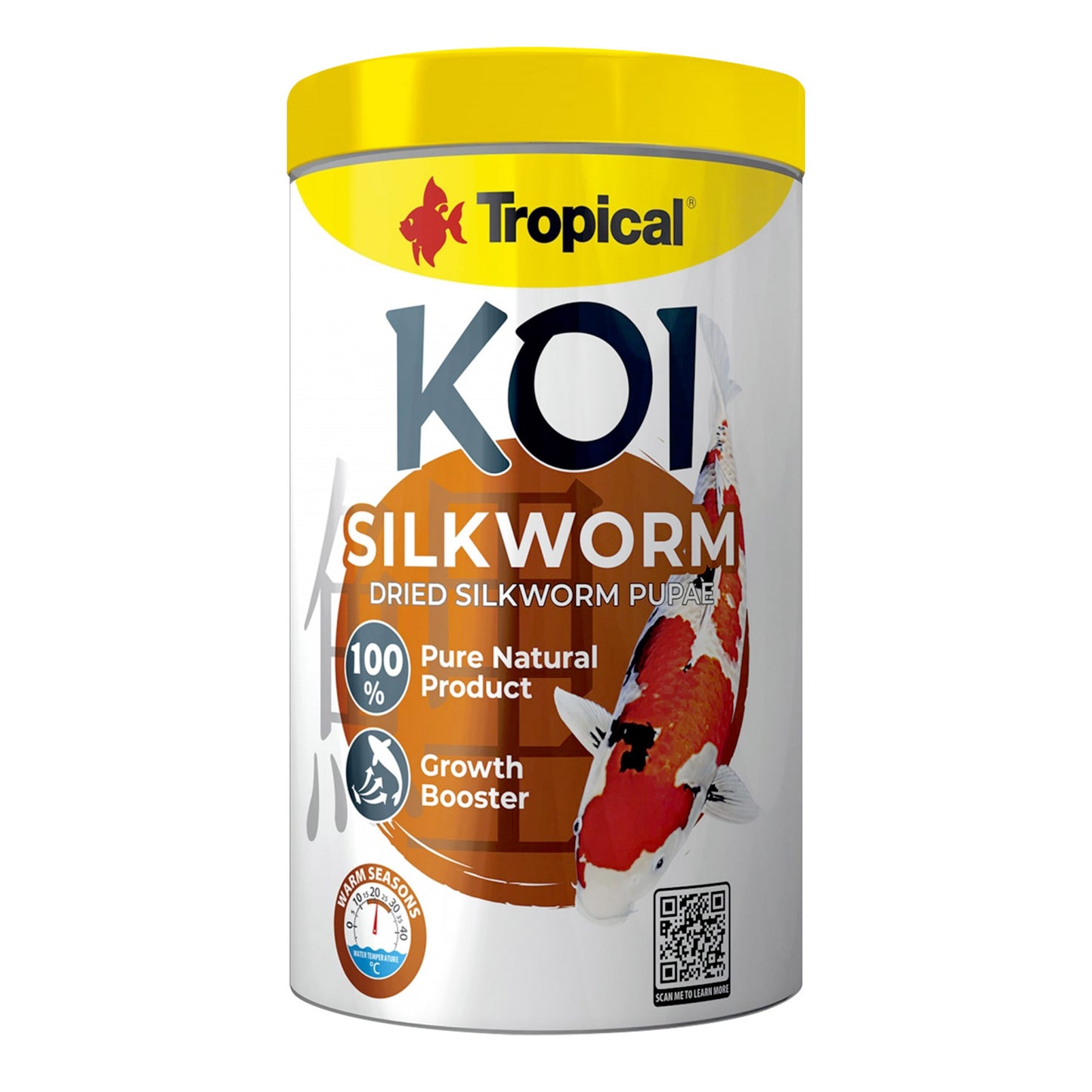 Tropical | Koi Silkworm Dried Silkworm Pupae - 1L