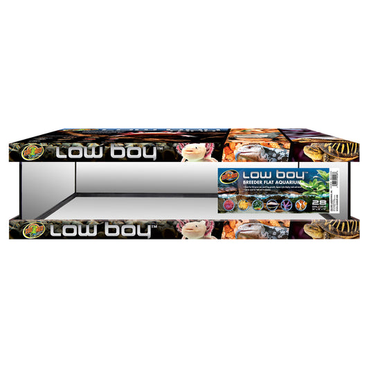 Zoo Med Low Boy Breeder Flat Aquarium