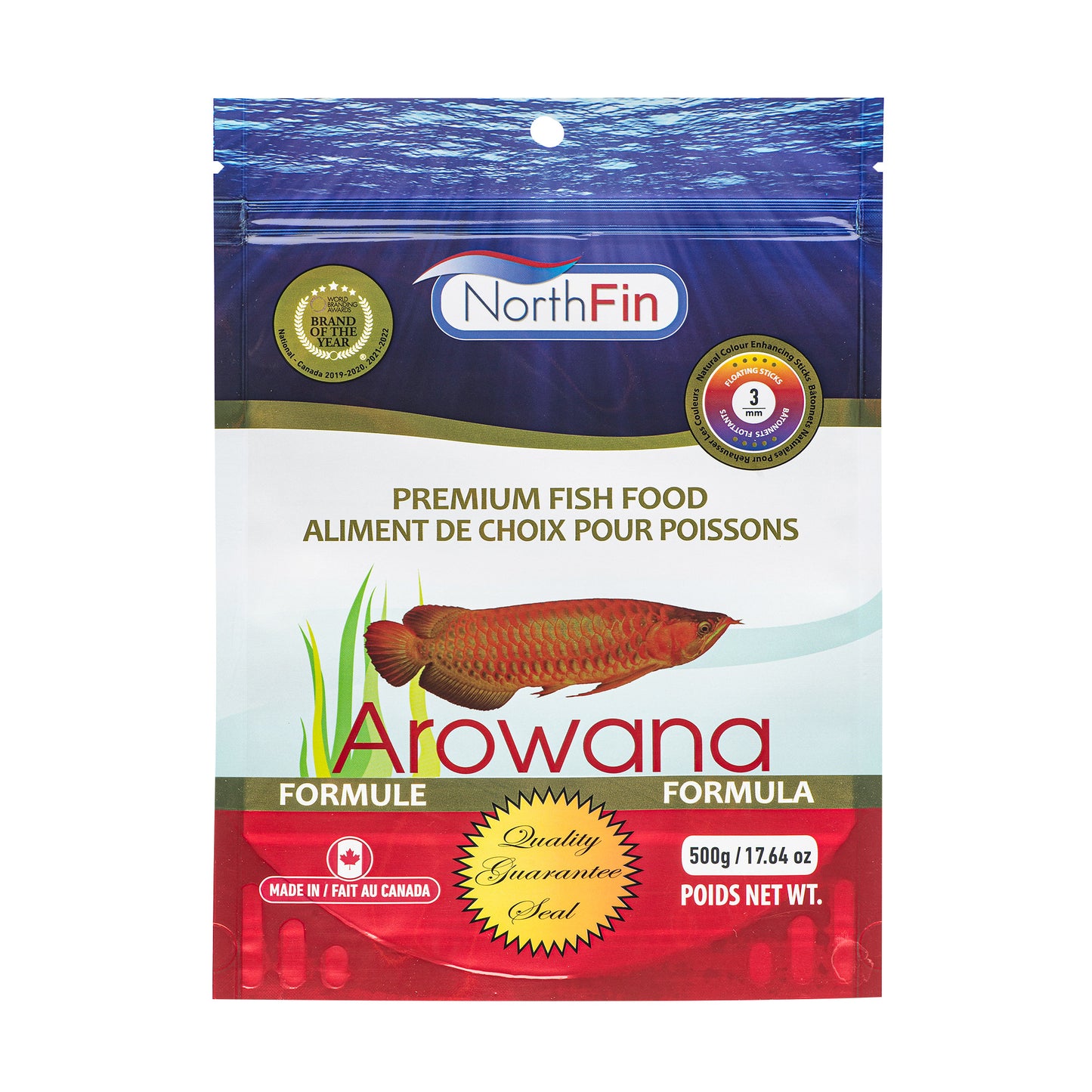 Arowana Formula - 3 mm Floating Sticks - 500 g