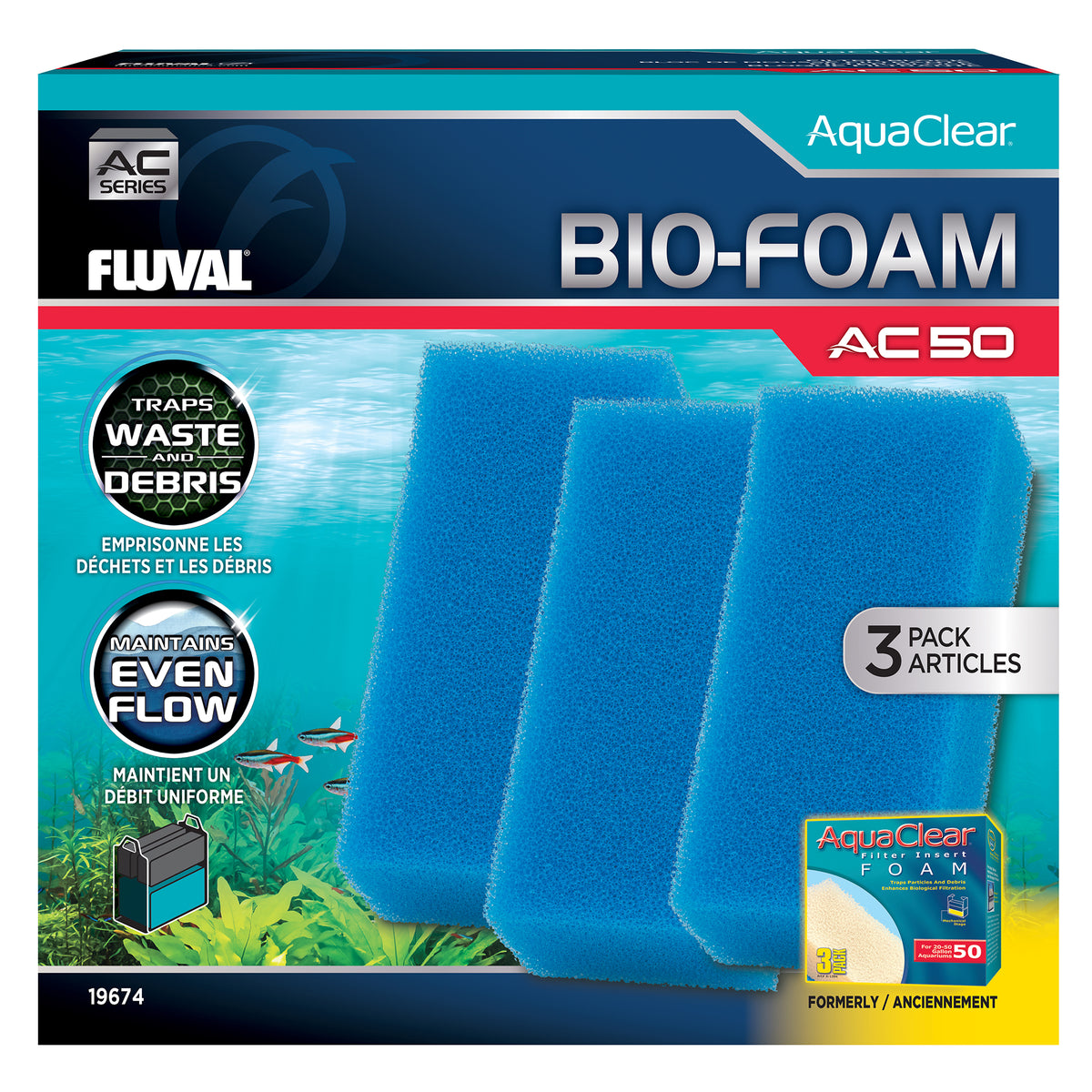 AquaClear | Bio-Foam 50 (3x)