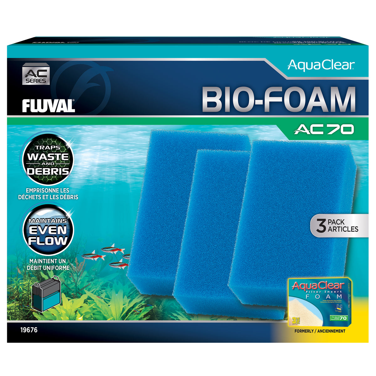 AquaClear | Bio-Foam 70 (3x)