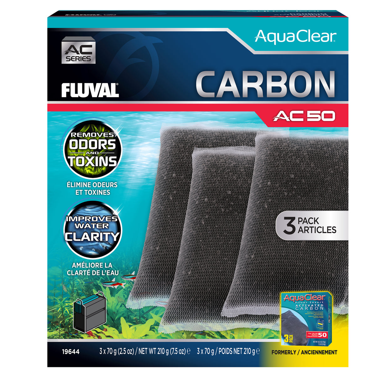 AquaClear | Charbon 50 (3x)