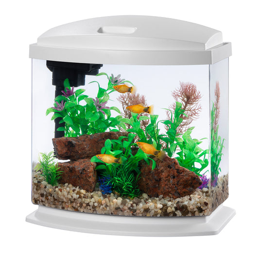 Aqueon | Aquarium Blanc MiniBow (2.5 gal)