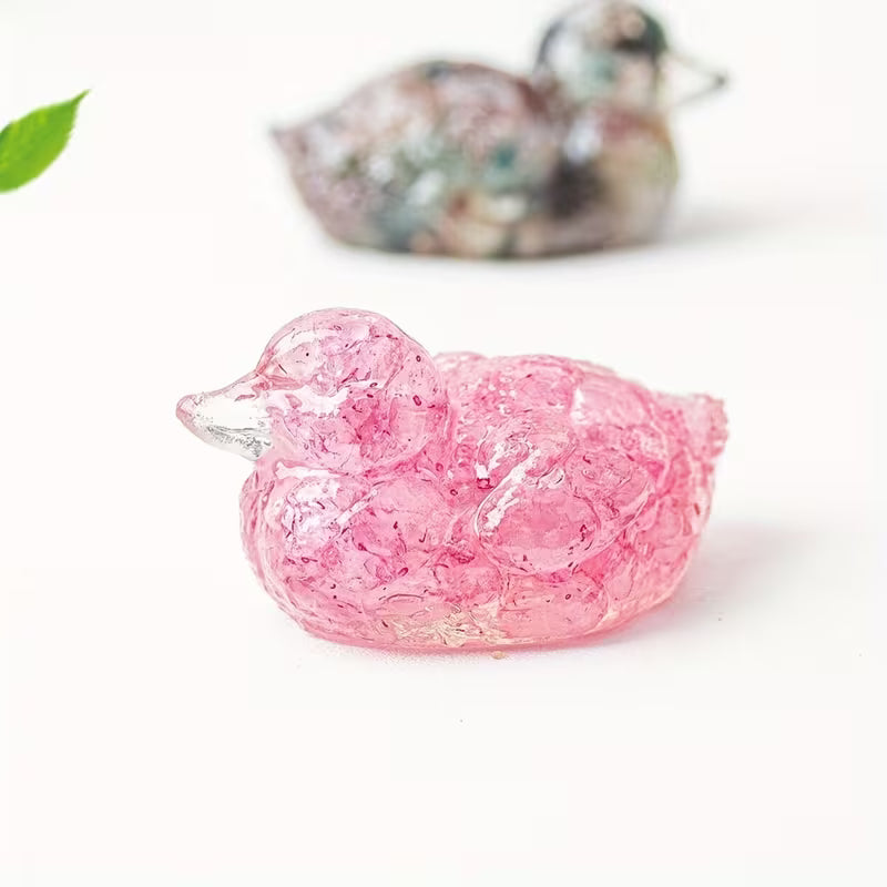 Canard en Résine & Quartz Melon