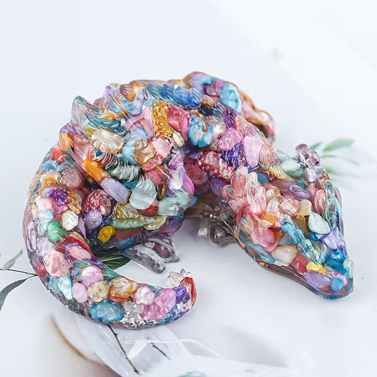 Dragon en Résine Arc-en-ciel