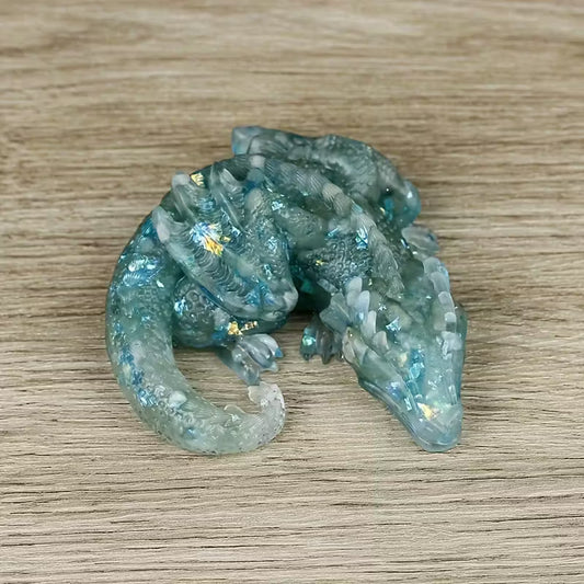 Dragon en Résine & Aventurine | Grand