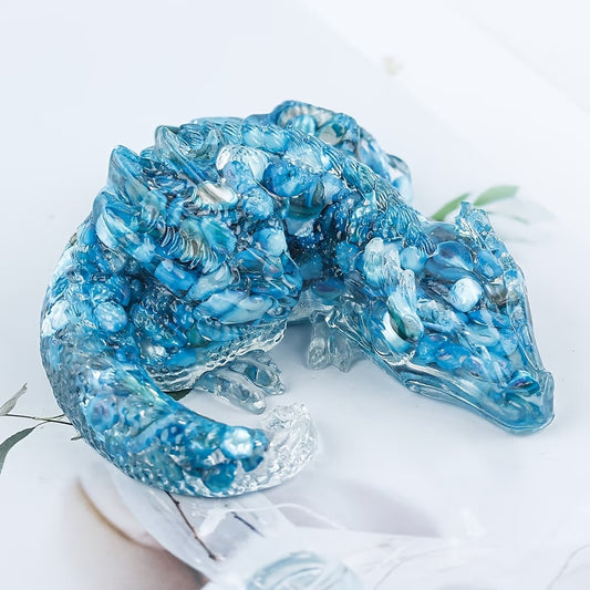 Dragon en Résine & Turquoise