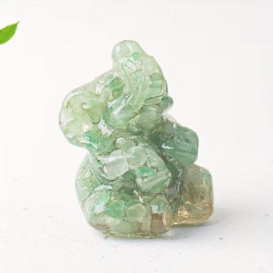 Éléphant en Résine & Aventurine