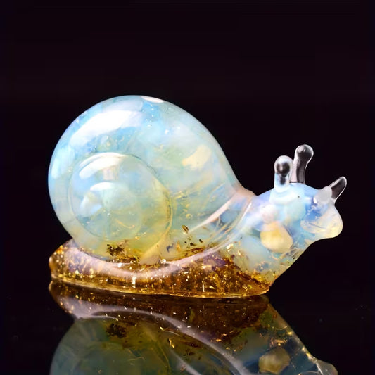 Escargot en Résine & Opale