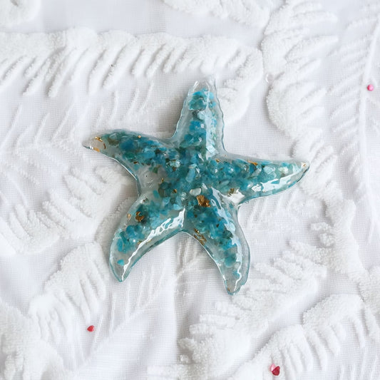 Étoile de Mer en Résine & Apatite