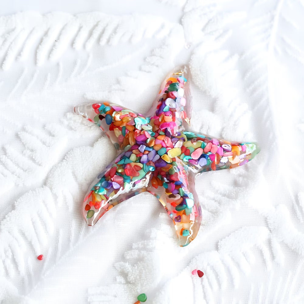 Étoile de Mer en Résine & Arc-en-ciel