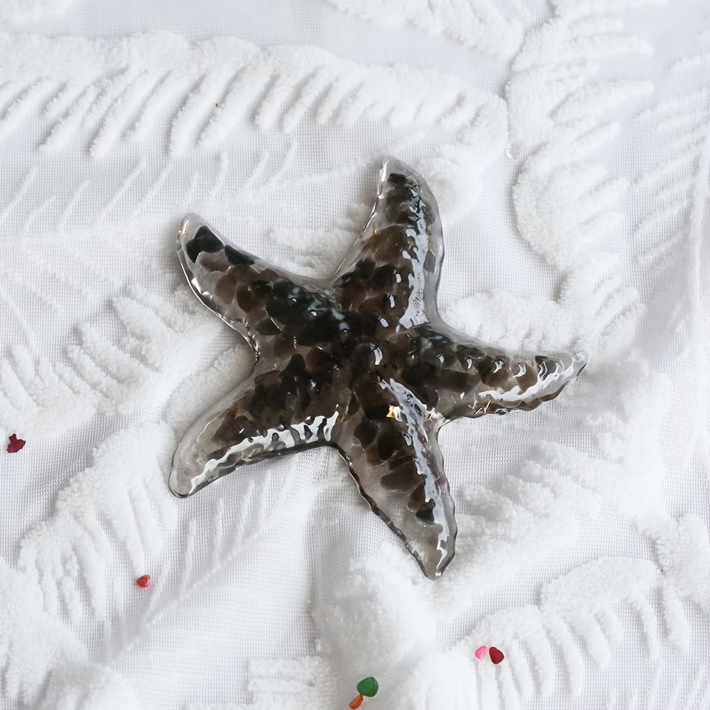 Étoile de Mer en Résine & Obsidienne