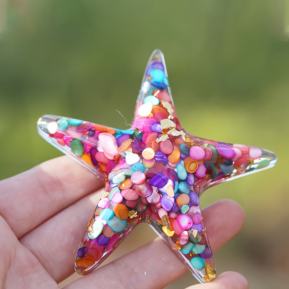Étoile en Résine & Arc-en-ciel