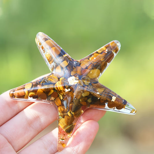 Étoile en Résine & Oeil de Tigre