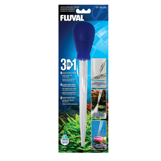 Éliminateur de déchets et distributeur d’aliments 3 en 1 Fluval, 28 cm (11 po)