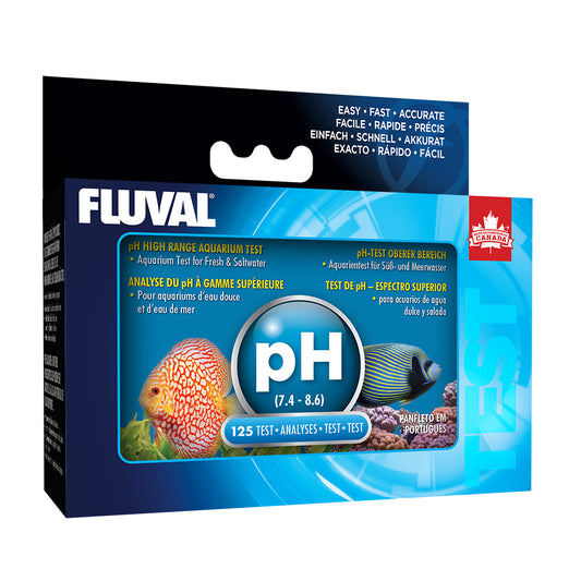 Trousse d'analyse du pH plage supérieure (7,4-8,6) Nutrafin