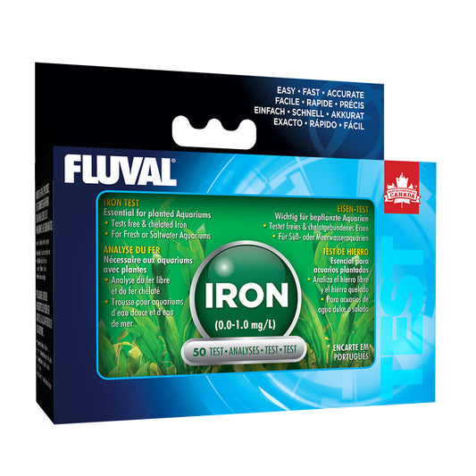 Trousse d'analyse du fer (0,0-1,0 mng/L) Nutrafin