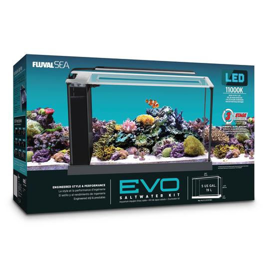 Aquarium Fluval Evo, 19 L (5 gal US)