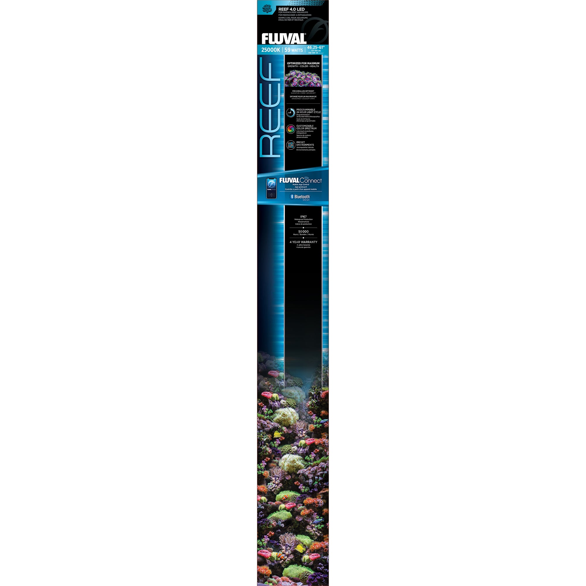 46 61 Fluval | Rampe d’éclairage DEL SEA 4.0 (46