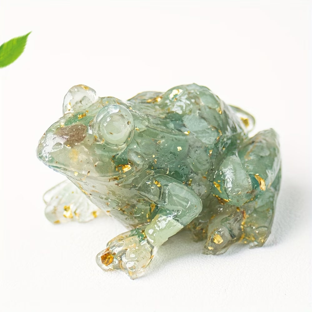 Grenouille en Résine & Aventurine | Moyenne